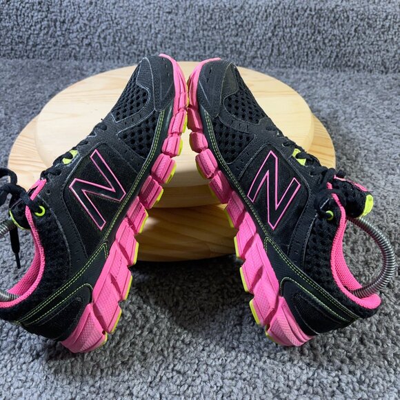 New Balance 750 v1 Running Shoe Women Size 8 Black Pink Gym Training Made in USA - Picture 5 of 8